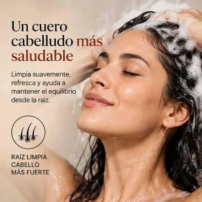 SHAMPO CRECIMIENTO RAPUNZEL | Más fuerza. Más volumen. Más vida para tu cabello.